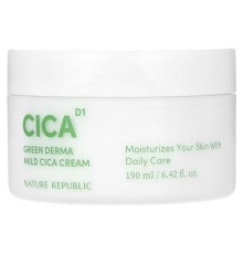 Nature Republic, CICA D1, крем із зеленою шкірою для шкіри CICA, 190 мл (6,42 рідк. унції)
