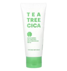 Nature Republic, Green Derma Tea Tree Cica, заспокійливий крем, 100 мл (3,38 рідк. унції)