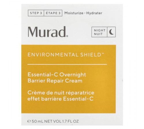 Murad, Environmental Shield, нічний відновлювальний крем Essential-C, 50 мл (1,7 рідк. унції)