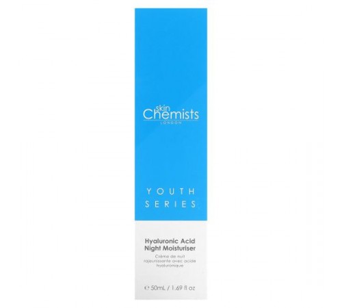 skinChemists, Youth Series, нічний зволожувальний засіб із гіалуроновою кислотою, 50 мл (1,69 рідк. унції)