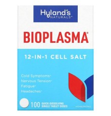 Hyland's Naturals, Bioplasma, клітинна сіль 12 в 1, 100 швидкорозчинних таблеток