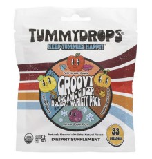 Tummydrops, Органічна упаковка з імбиром, Groovy, 33 пастилки