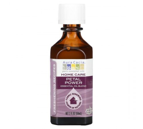 Aura Cacia, Home Care, суміш ефірних олій, Petal Power, 59 мл (2 рідк. унції)