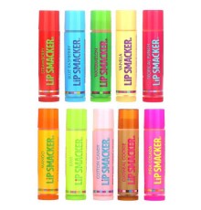 Lip Smacker, бальзам для губ, асорті, 10 шт. в упаковці по 4 г (0,14 унції).