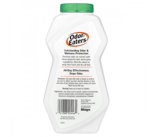 Odor Eaters, Пудра для ніг, 6 унцій (170 г)