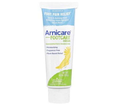 Boiron, Arnicare, крем для ніг, полегшення болю в ногах, 120 г (4,2 унції) Boiron, Arnicare, крем для ніг, полегшення болю в ногах, 120 г (4,2 унції)