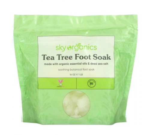 Sky Organics, Tea Tree Foot Soak, 1 lb (16 oz)