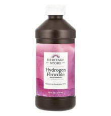 Heritage Store, ополіскувач для порожнини рота з перекисом водню, освіжаючий евкаліпт і м’ята, 473 мл (16 рідк. унцій)