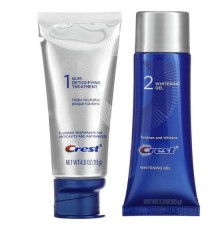 Crest, 2-етапна система для очищення ясен і відбілювання, набір із 2 предметів