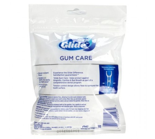 Oral-B, Glide, Gum Care, Floss Picks, 30 Count