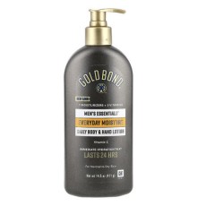 Gold Bond, Men's Essentials®, Everyday Moisture, Daily Body & Hand Lotion, 14.5 oz (411 g)