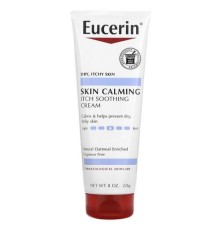 Eucerin, заспокоювальний крем від сверблячки, для сухої шкіри, що свербить, без ароматизаторів, 226 г (8 унцій)