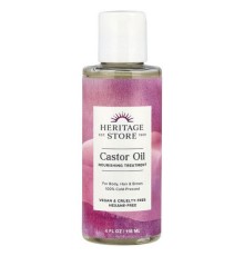 Heritage Store, Castor Oil, 4 fl oz (118 ml)