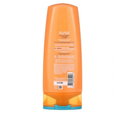 L'Oréal, Elvive, Dream Lengths Curls, кондиціонер для збереження вологи, для хвилястого та кучерявого волосся, 375 мл (12,6 рідк. унції)