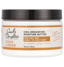 Carol's Daughter, Coco Creme, Coil Enhancing Moisture Butter, Very Dry, Curly to Coily Hair, 12 oz (340 g)