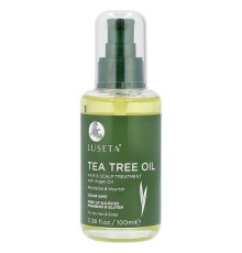 Luseta Beauty, Tea Tree Oil, догляд за волоссям і шкірою голови з аргановою олією, 100 мл (3,38 рідк. унції)