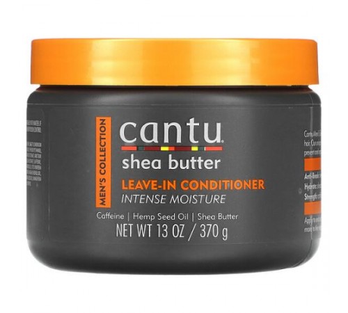 Cantu, Men's Collection, незмивний кондиціонер із маслом ши, 370 г (13 унцій) Cantu, Men's Collection, незмивний кондиціонер із маслом ши, 370 г (13 унцій)