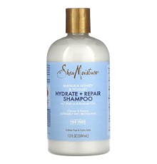 SheaMoisture, мед манука й йогурт, зволожувальний і відновлювальний шампунь з оліями мафури й баобаба, 384 мл (13 рідк. унцій)