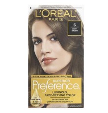 L'Oréal, Superior Preference, сяюча стійка фарба, 6 світло-каштанових, 1 застосування