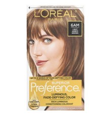 L'Oréal, Superior Preference, сяюча стійка фарба, 6:00 світло-бурштиновий, 1 нанесення