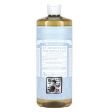 Dr. Bronner's, 18-in-1 Hemp Baby Unscented Pure-Castile Soap, 32 fl oz (946 ml)