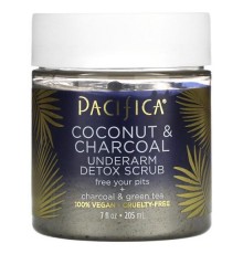 Pacifica, Coconut & Charcoal, Underarm Detox Scrub, 7 oz (205 ml)