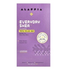 Alaffia, Everyday Shea, мило триразового помелу, лаванда, 227 г (8 унцій)