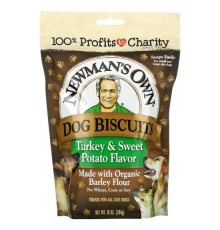 Newman's Own Organics, Dog Biscuits, Turkey and Sweet Potato, 10 oz (284 g)