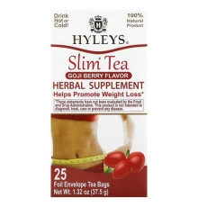 Hyleys Tea, Slim Tea, ягоди годжі, 25 чайних пакетиків у фользі, 37,5 г (1,32 унції)