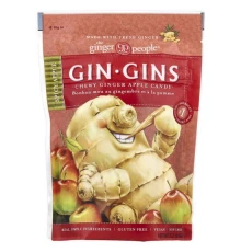The Ginger People, Gin Gins®, Chewy Ginger Apple Candy, Spicy Apple, 3 oz (84 g)