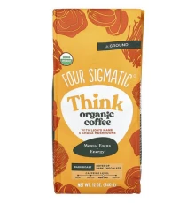 Four Sigmatic, Think, органічна кава з гребінцем і грибами чага, мелена, темне обсмажування, 340 г (12 унцій)