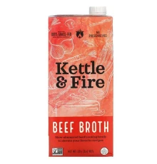 Kettle & Fire, яловичий бульйон, 907 г (32 унції)