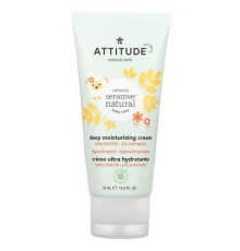 ATTITUDE, Baby, Deep Moisturizing Cream, Unscented, 2.5 fl oz (75 ml)