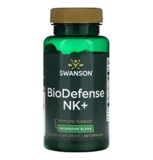 Swanson, BioDefense NK+, суміш із грибами для імунітету, 60 капсул