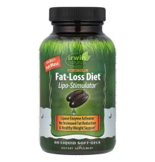 Irwin Naturals, форсколін, дієта для спалювання жиру, 60 капсул з рідиною