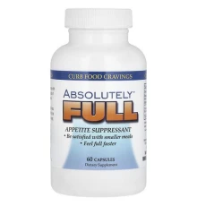 Absolute Nutrition, Absolutely Full, добавка для зниження апетиту, 60 капсул