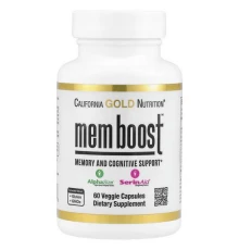 California Gold Nutrition, MEM Boost™, підтримка пам’яті та когнітивних функцій, 60 вегетаріанських капсул