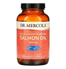 Dr. Mercola, жир дикого аляскинського лосося, 90 капсул