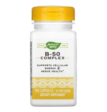 Nature's Way, комплекс B-50, 100 капсул