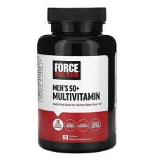 Force Factor, мультивітаміни для чоловіків від 50 років, 60 таблеток