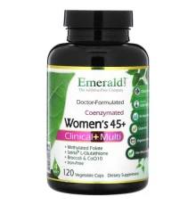 Emerald Laboratories, Clinical + Multi, 120 рослинних капсул для жінок старше 45 років