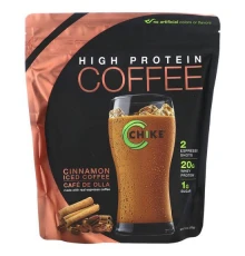 Chike Nutrition, холодна кава з високим вмістом білка, кориця, 420 г (14,8 унції)