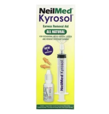 NeilMed, Kyrosol, засіб для видалення вушної сірки, без спирту, набір із 5 предметів