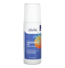 Life-flo, магнієва олія, спортивний кульковий крем, арніка гірська (Arnica montana), 89 мл (3 рідк. унції)