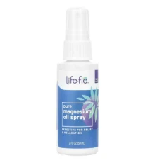 Life-flo, Pure Magnesium Oil Spray, 2 рідких унції (59 мл)