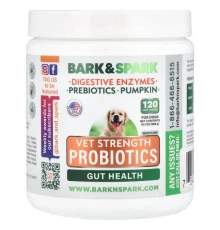 Bark&Spark, Vet Strength Probiotics, For Dogs, Bacon, 120 Soft Chews, 10.1 oz (288 g)
